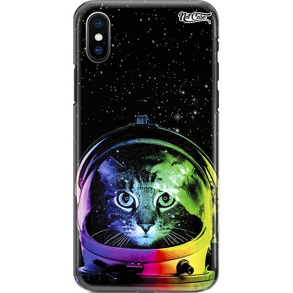 Capa Silicone NetCase Chapada Colorful Astronaut Cat