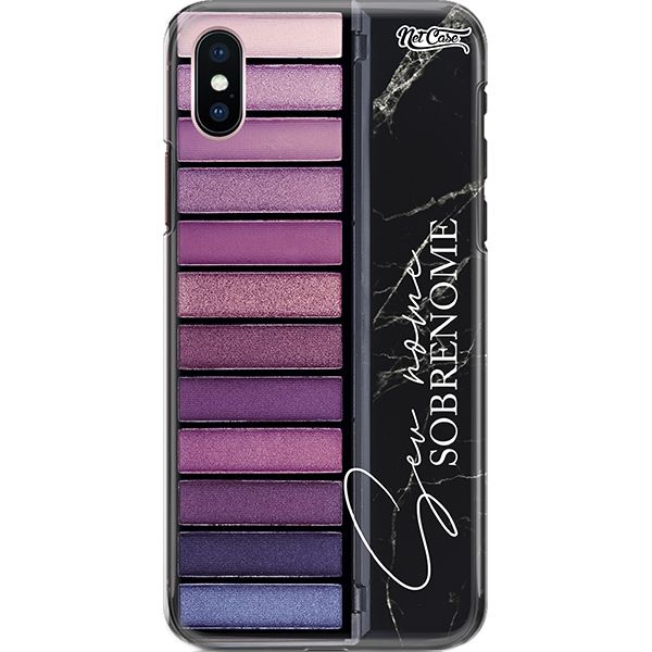 Capa Silicone NetCase Chapada Nome Makeup Palette