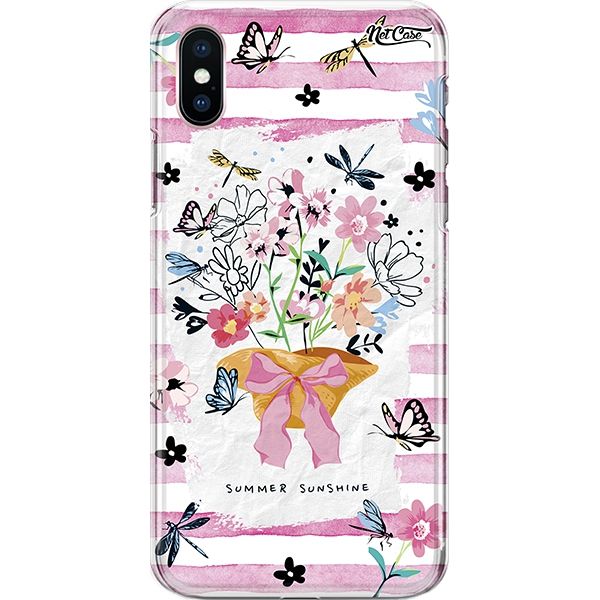 Capa Silicone NetCase Chapada Flores e Borboletas: Summer Sunshine