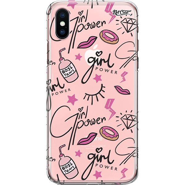 Capa Silicone NetCase Transparente Girl Power: Boys Tears