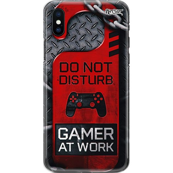 Capa Silicone NetCase Chapada Do Not Disturb: Gamer At Work