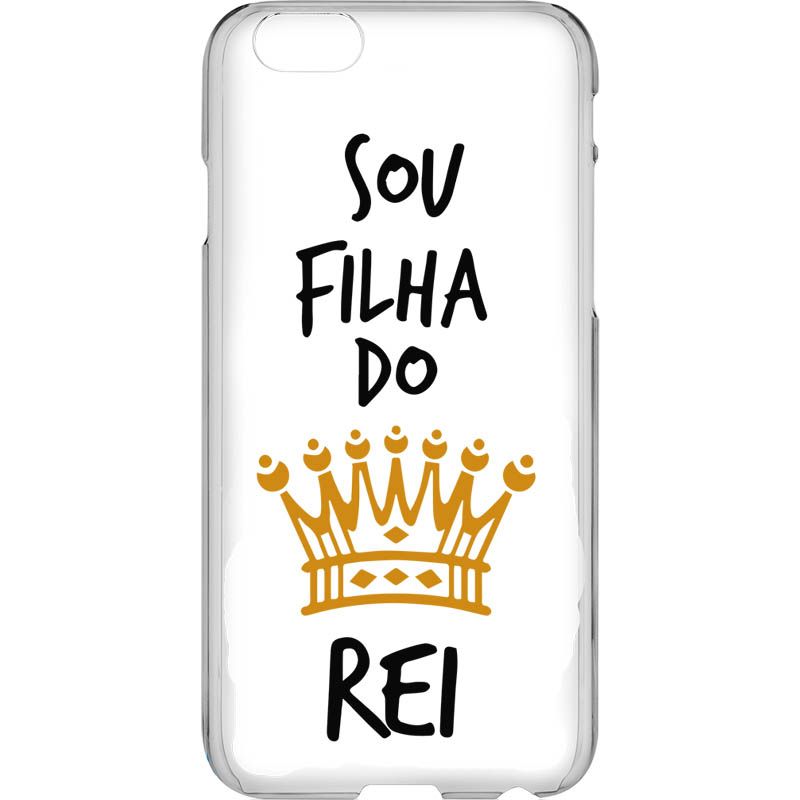 Capa Silicone NetCase Vazada 'Sou Filha do Rei'