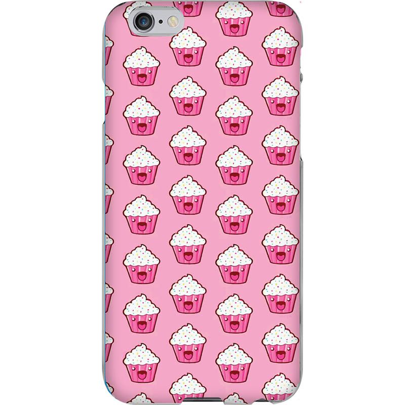 Capa Silicone NetCase Chapada Cupcakes Smiley