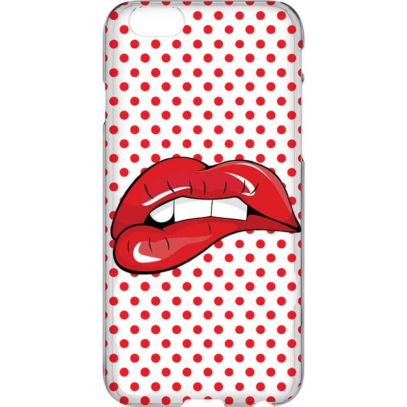 Capa Silicone NetCase Vazada Red Mouth Poás