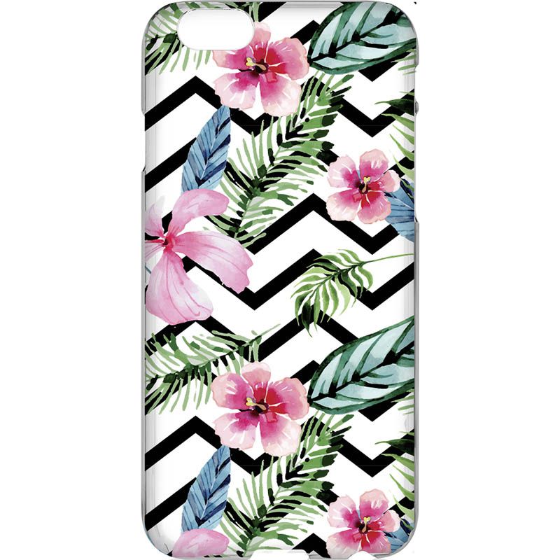 Capa Silicone NetCase Vazada Zig Zag Flores de Verão