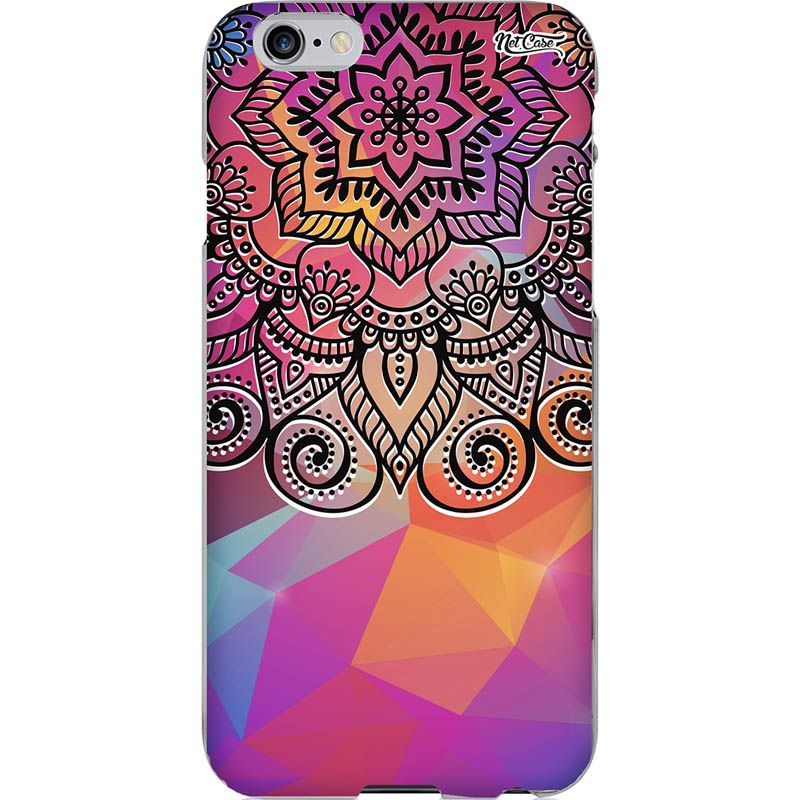 Capa Silicone NetCase Chapada Mandala Geométrica