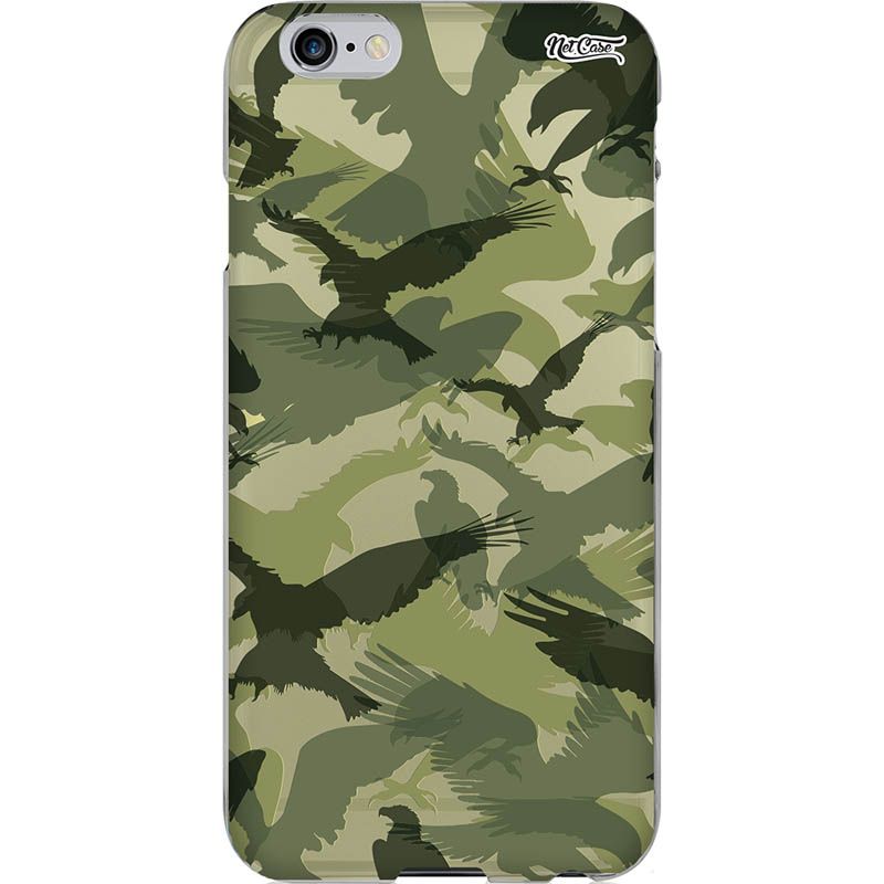 Capa Silicone NetCase Chapada Camuflada Pássaros