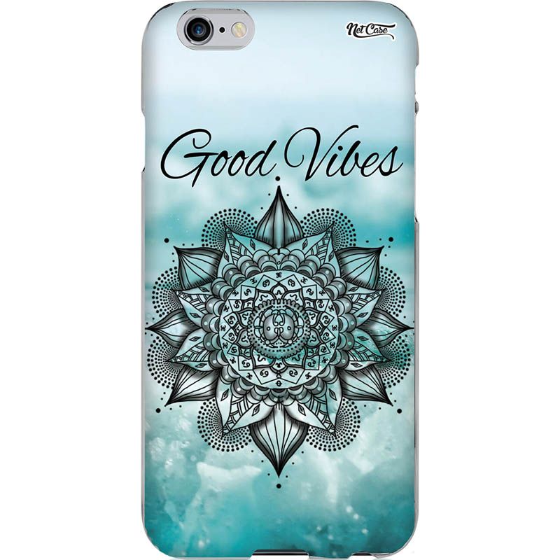 Capa Silicone NetCase Chapada Lotus Flower Good Vibes