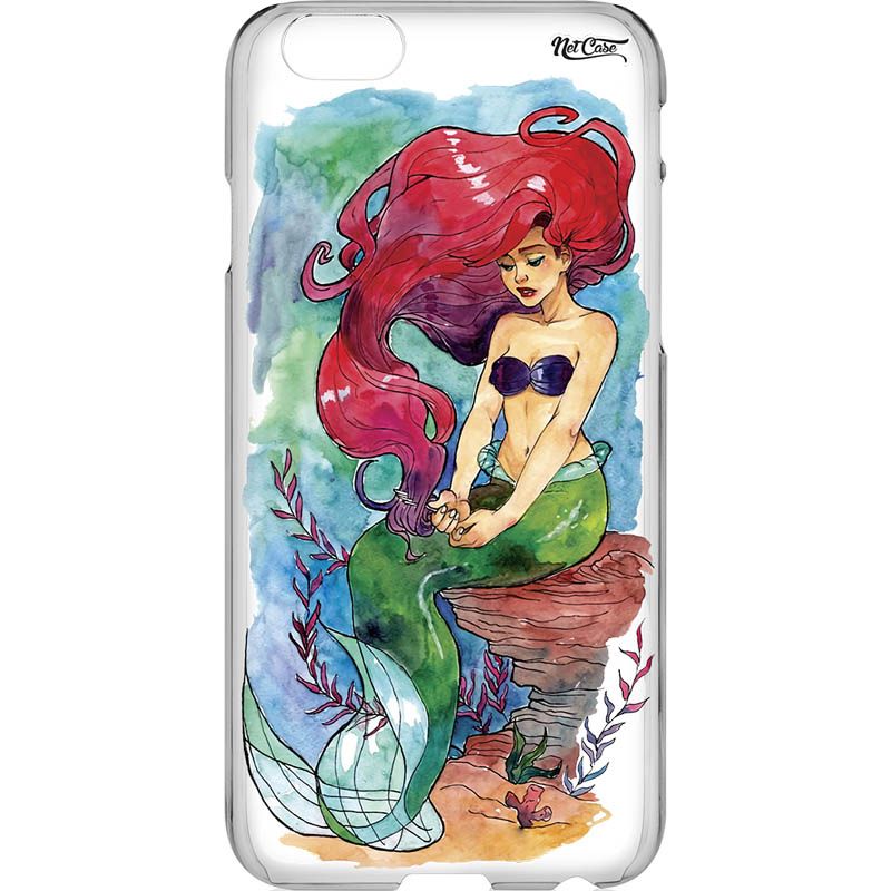 Capa Silicone NetCase Vazada Ariel Painting