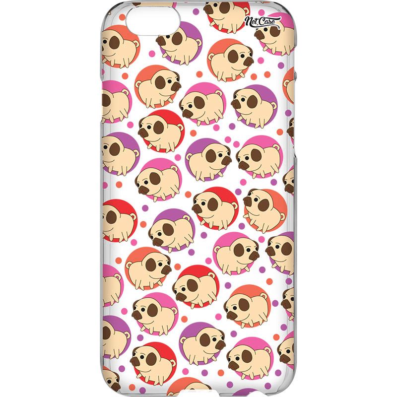 Capa Silicone NetCase Vazada Pugs Poá