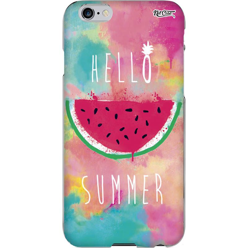 Capa Silicone NetCase Chapada Watermelon: Hello Summer