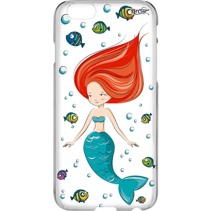 Capa Silicone NetCase Vazada Cute Little Mermaid