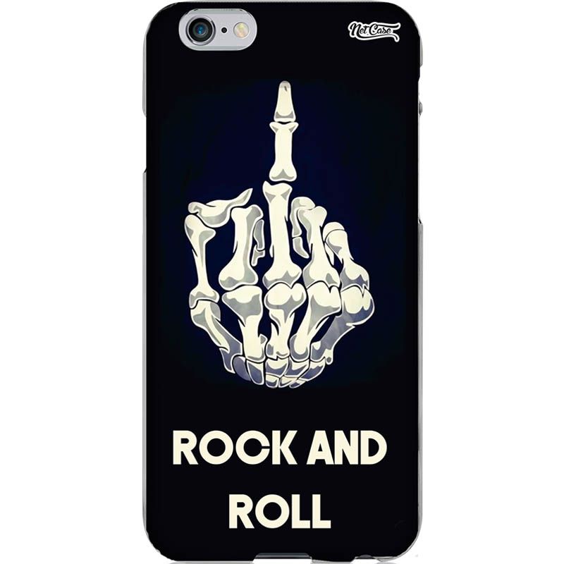 Capa Silicone NetCase Chapada Rock and Roll Skeleton Finger