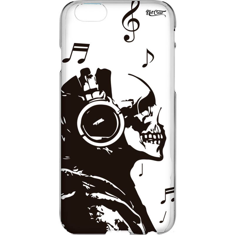 Capa Silicone NetCase Vazada Music Skull