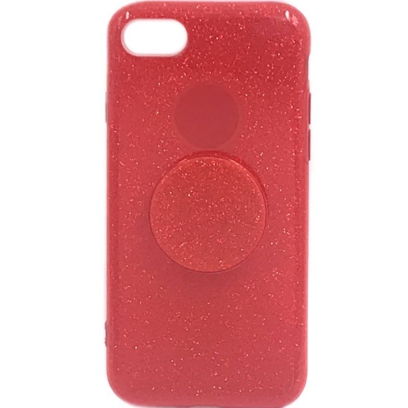 Capa Glitter Suporte - Vermelho