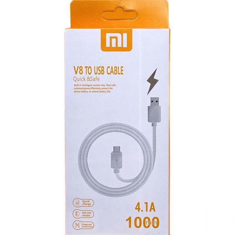 Cabo de Dados MI 1° Linha - Para Usb Micro Usb/V8 