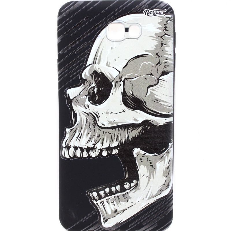 Capa Netcase Borracha para Samsung Galaxy J7 Prime - Skull Laughing