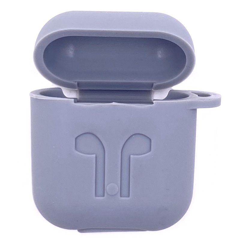 Case para Airpods Borracha - Cinza