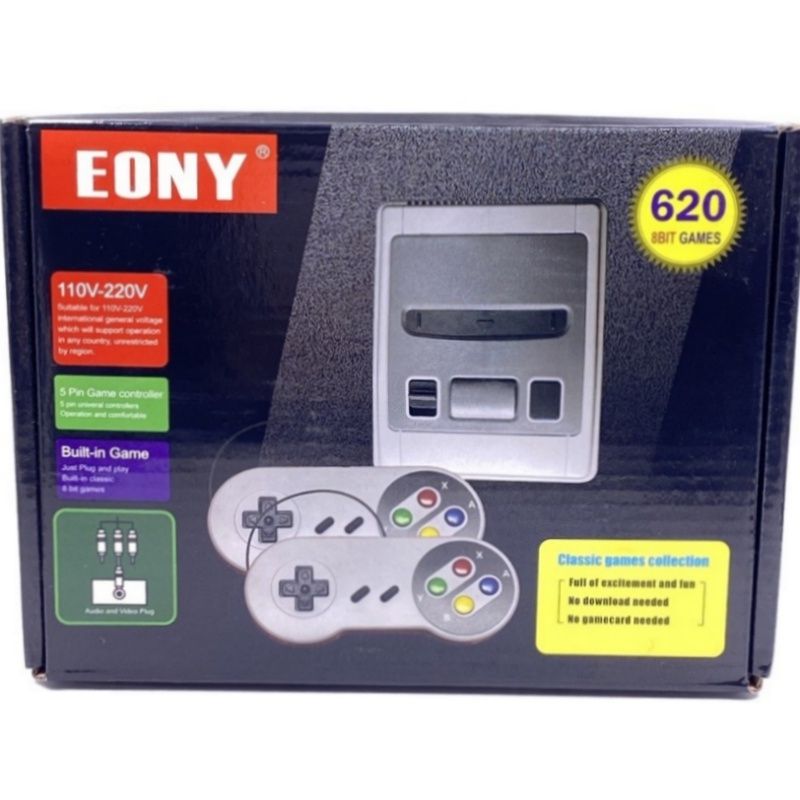 Mini Vídeo Game EONY Classics Jogos Retrô 620 Jogos - 8 bits