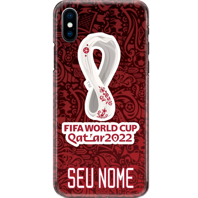 Capa Silicone NetCase Chapada Nome Taça Qat'ar 2022