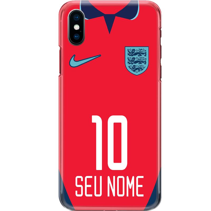 Capa Silicone NetCase Chapada Nome Copa Oficial Inglaterra 10