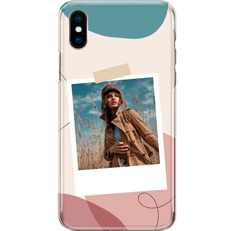 Capa Silicone NetCase Chapada Foto Polaroid Bicolor - Personalize Com Sua Foto