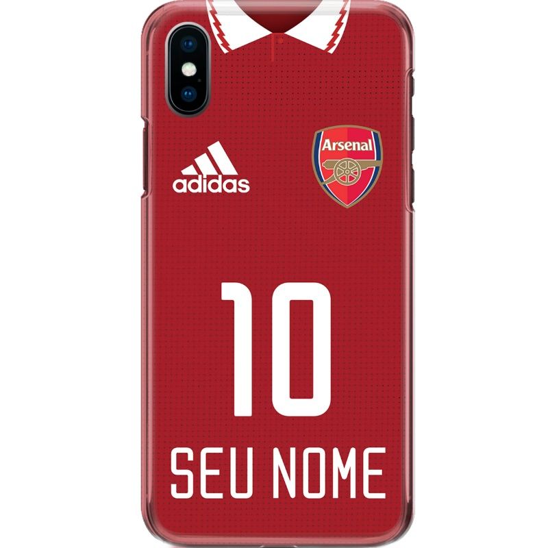 Capa Silicone NetCase Chapada Nome Coleção Times Europeus - Arsenal F.C