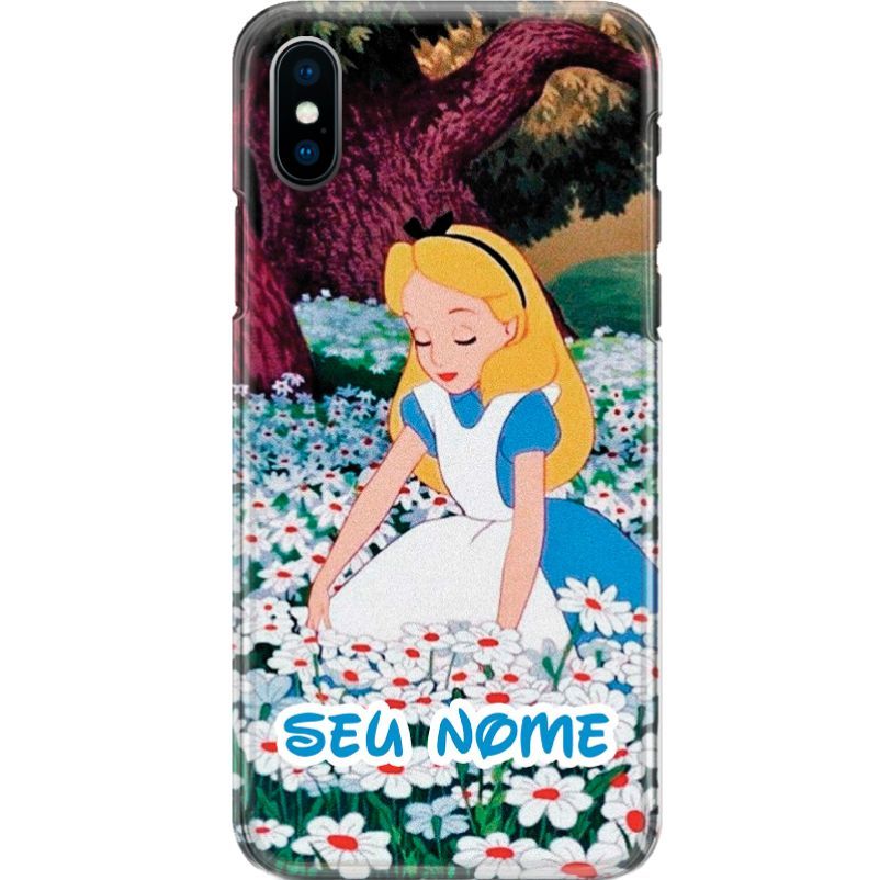 Capa Silicone NetCase Chapada Nome Disn. Alice 