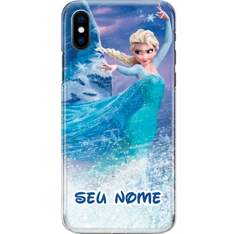 Capa Silicone NetCase Chapada Nome Coleção Disney - Elsa