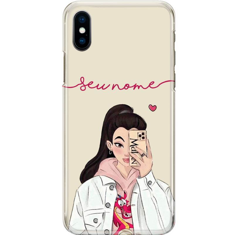 Capa Silicone NetCase Chapada Nome Coleção Disney - Fa Mulan