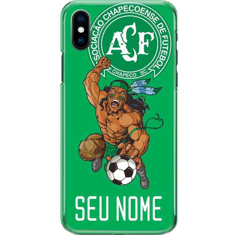 Capa Silicone NetCase Chapada Nome Coleção Times Brasileiros - Chape Mascote