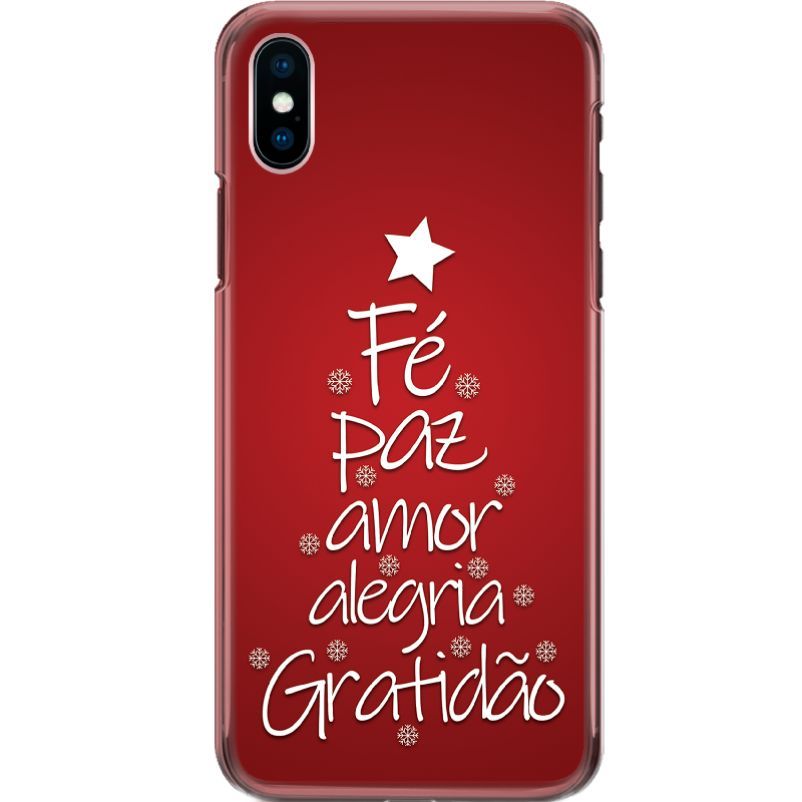 Capa Silicone NetCase Chapada Natal Oficial Wishes - Vermelho