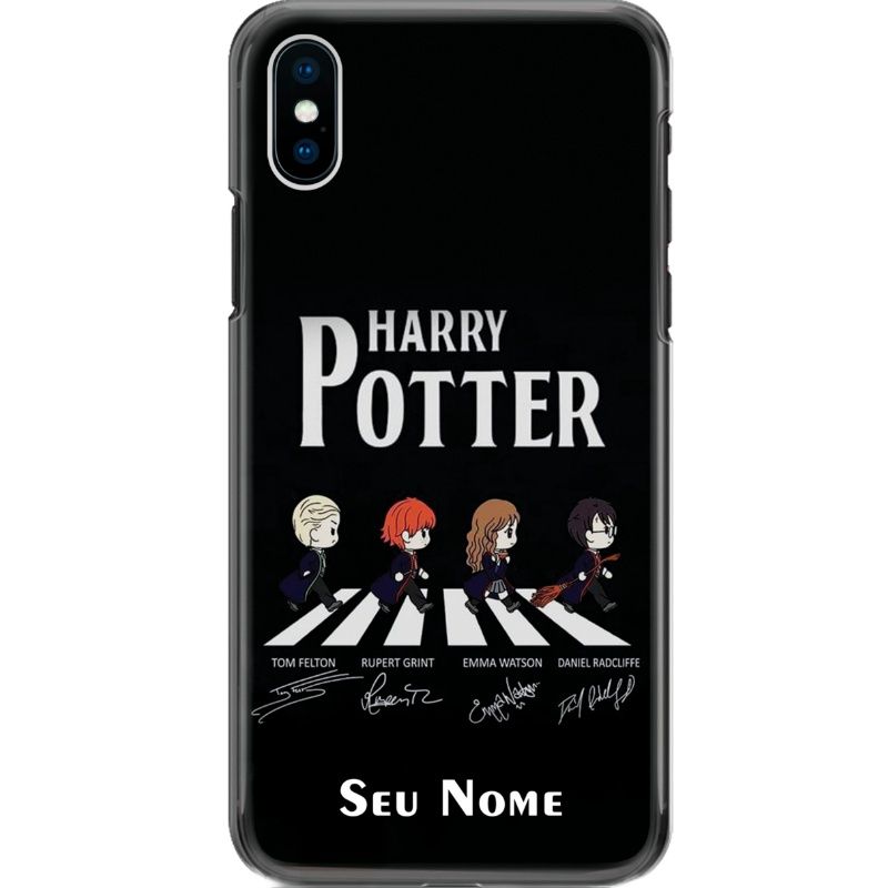 Capa Silicone NetCase Chapada Nome Coleção Harry P.tter - Beatles Style