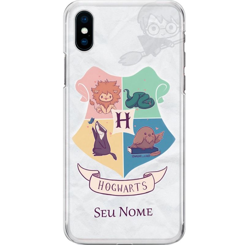 Capa Silicone NetCase Chapada Nome Coleção Harry P.tter - Mascotes das Casas Hogwarts