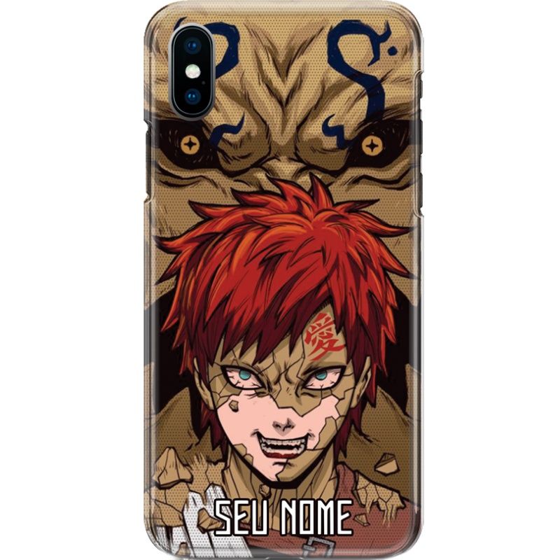 Capa Silicone NetCase Chapada Nome Coleção Naruto - Gaara